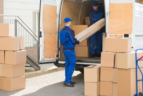 Local man with van service supporting a move in Brent