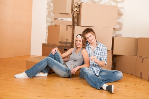 Office furniture pick-up service for a business in Brent