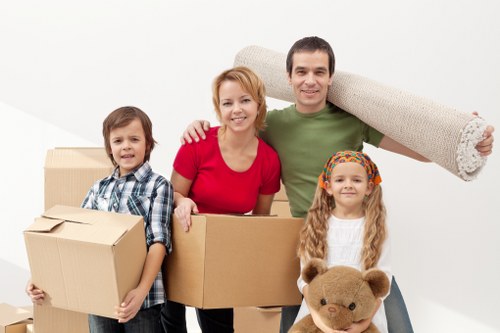 Flat removals with stairs and access challenges in Brent