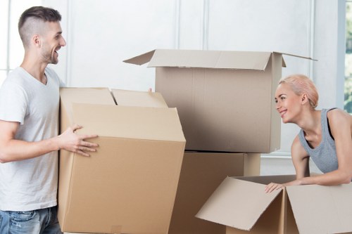 Team coordinating a local office relocation in Brent